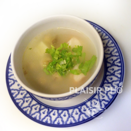 Soupe crevettes à la citronnelle